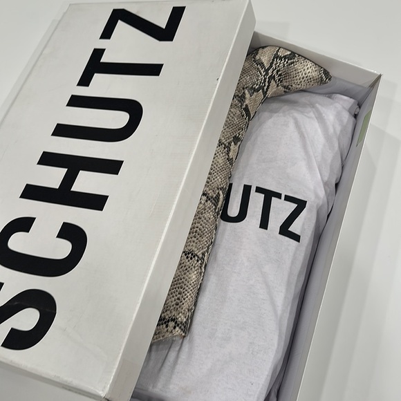 Schutz Maryana Snakeskin High Boot - Picture 10 of 14